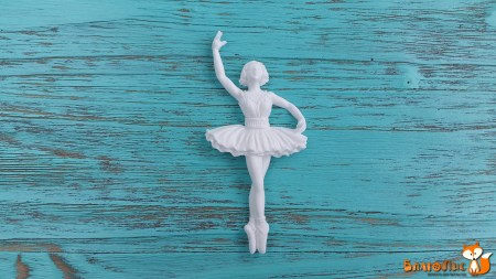 Фигурка из пластика Балерина, 7,5 х 4 см, купить - БлагоЛис