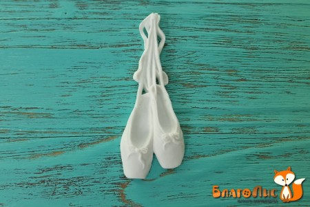 Фигурка из пластика Пуанты 3 х 8 см, купить - БлагоЛис