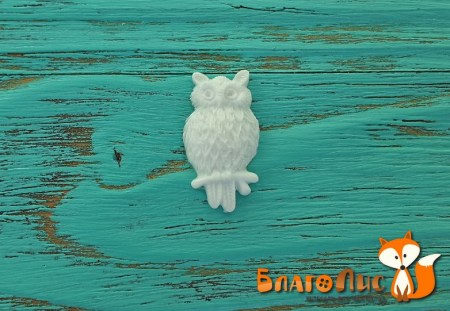 Фигурка из пластика Филин, 1,5 х 2,5 см, купить - БлагоЛис