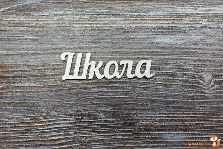 Надпись Школа, 5.5 х 1.5 см, купить - БлагоЛис