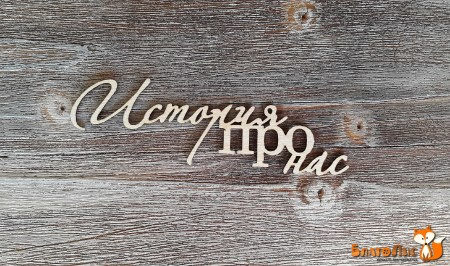История про нас, 8х2.5 см., купить - БлагоЛис