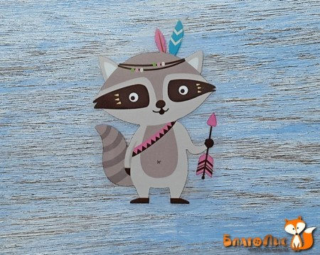 Термонаклейка "Индейцы №13", 4 х 6 см, купить - БлагоЛис