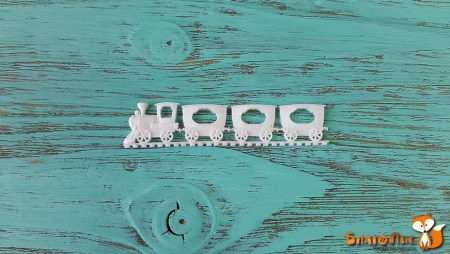 Фигурка из пластика Паровозик, 1,5 х 7 см, купить - БлагоЛис