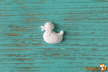 Фигурка из пластика Уточка, 2 х 2 см, купить - БлагоЛис