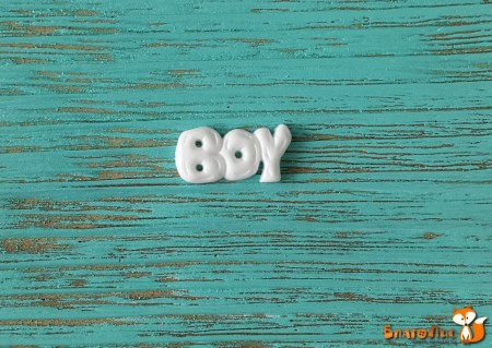 Фигурка из пластика Надпись Boy, купить - БлагоЛис