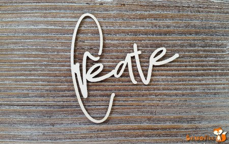 Надпись "Create", 6 х 6 см, купить - БлагоЛис
