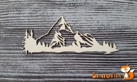 Панорама "Горы", 4х10 см, купить - БлагоЛис