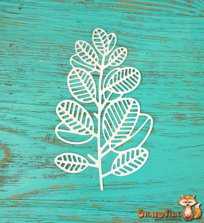 Вырубка "Веточка 1" Scrapbox, 10 х 6 см, купить - БлагоЛис