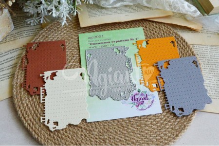 Нож для вырубки "Опаленная страница №1", ТМ Agiart, купить - БлагоЛис