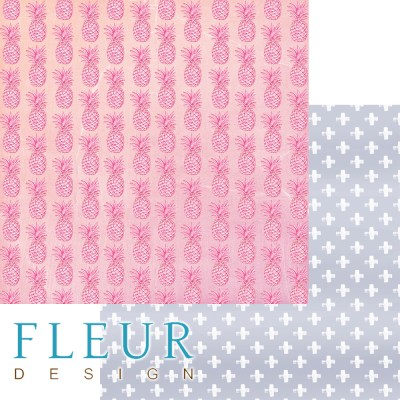 Набор бумаги "Каникулы" Fleur Design 30,5 х 30,5, 6 двусторонних листов 