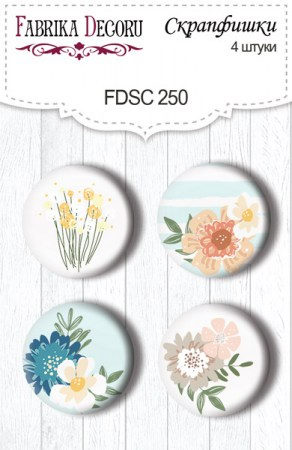 Набор скрап фишек, 4 шт. FDSC-250, ТМ Фабрика Декора     , купить - БлагоЛис