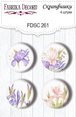 Набор скрап фишек, 4 шт. FDSC-261, ТМ Фабрика Декора   , купить - БлагоЛис