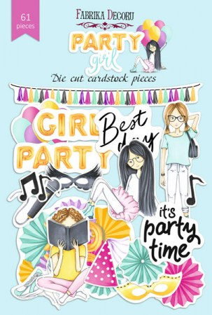 Набор высечек, коллекция "Party girl", 61 шт., Фабрика Декора, купить - БлагоЛис