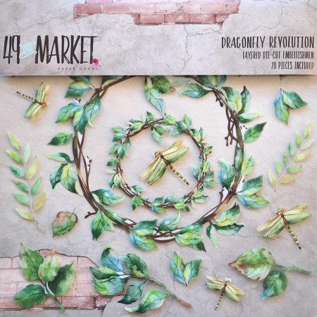 Набор многослойных пластиковых стикеров Dragonfly revolution, 20 элементов, ТМ 49 & Market , купить - БлагоЛис