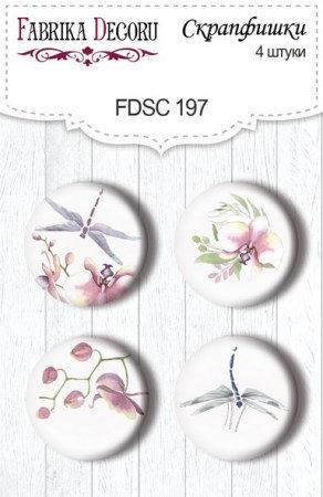 Набор скрап фишек, 4 шт. FDSC-197, ТМ Фабрика Декора, купить - БлагоЛис
