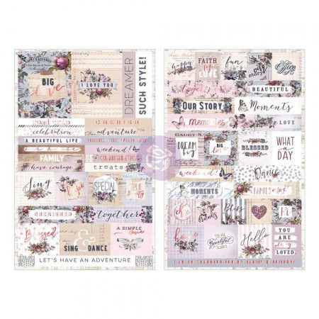 Набор стикеров (наклеек) "Lavender", 11,5 х 16,5 см, 55 элементов, ТМ Prima Marketing  , купить - БлагоЛис