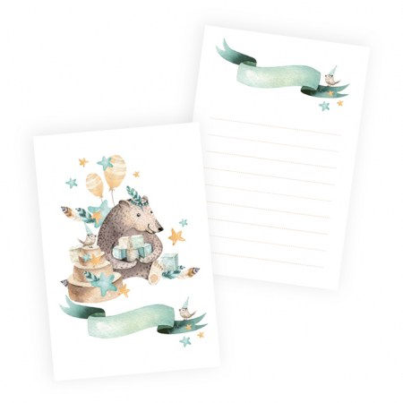 Набор карточек для журналинга (записей) Cute & Co. для мальчика, 10 х 15 см, плотность 240 грамм, 10 штук, ТМ Piatek Trzynastego  , купить - БлагоЛис