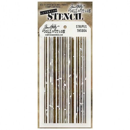 Трафарет "Stripes", 10х20 см, TM Tim Holtz, купить - БлагоЛис