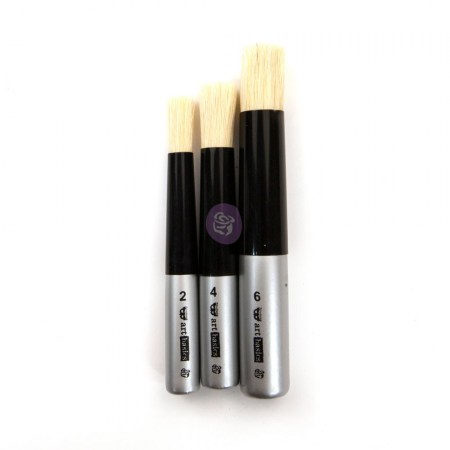 Набор кистей из натуральной щетины Art Basics - Dabbing Brush, ТМ Prima Marketing , купить - БлагоЛис