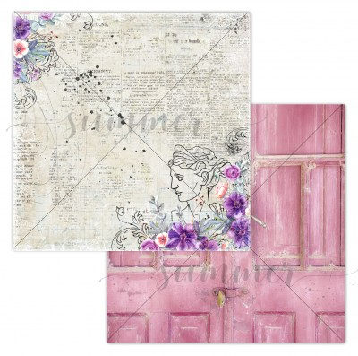 Набор двусторонней бумаги "Amethyst", 10 листов + 1 бонус, 30,5 х 30,5 см, 190 г, ТМ Summer Studio