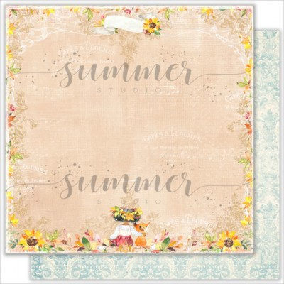 Набор двусторонней бумаги Autumn stories, 10 листов + 1 бонус, 30,5 х 30,5 см, 190 г, ТМ Summer Studio