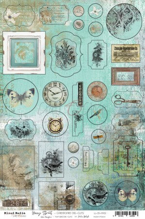 Вырубка из чипборда HAZY STREET, 20х30 см, ТМ Craft O'Clock, купить - БлагоЛис
