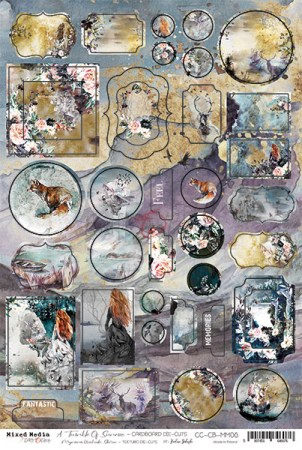 Вырубка из чипборда A TWINKLE OF SUNRISE, 20х30 см, ТМ Craft O'Clock, купить - БлагоЛис