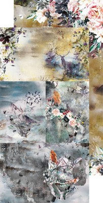 Набор бумаги для вырезания A TWINKLE OF SUNRISE, 15,5 х 30,5 см, 6 листов, плотность 190/250 грамм, ТМ Craft O'Clock