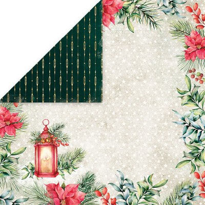 Набор бумаги Christmas Vibes, 15 х 15 см, 36 односторонних листов, плотность 190 грамм, ТМ Craft & You Design