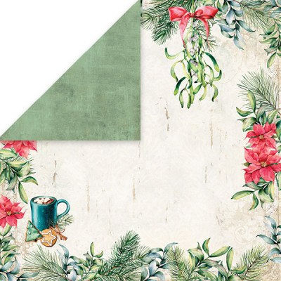 Набор бумаги Christmas Vibes, 30 х 30 см, 12 двусторонних листов, плотность 200 грамм, ТМ Craft & You Design