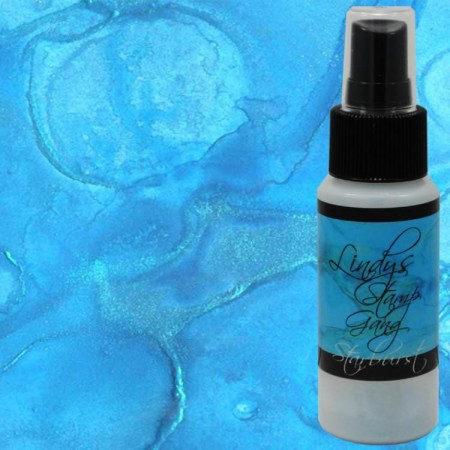 Перламутровый спрей (порошковые чернила) Starburst Spray цвет «Delphinium Turquoise», ТМ Lindy's Gang, купить - БлагоЛис