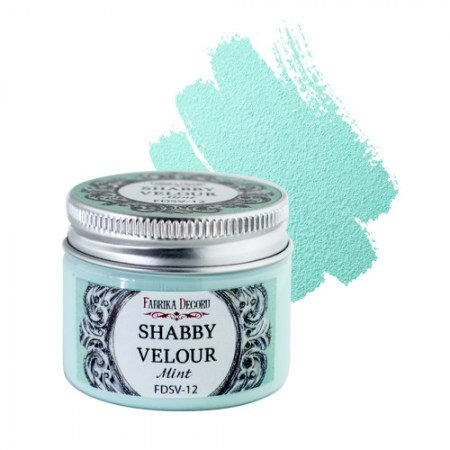 Краска Shabby velour, цвет Мятный, ТМ Фабрика декора , купить - БлагоЛис