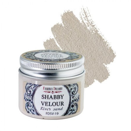 Краска Shabby velour, цвет Речной песок, ТМ Фабрика декора  , купить - БлагоЛис