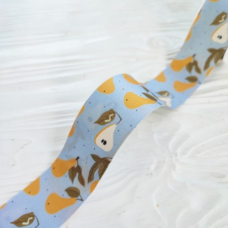 Лента принтованная "Груши" 38 мм, DIY Ribbon's, цена за 1 ярд ( 90 см ) , купить - БлагоЛис