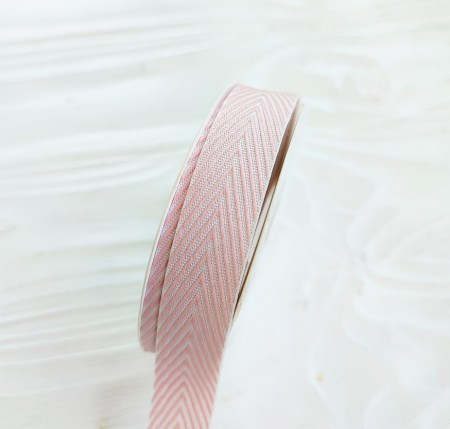 Лента твиловая розовая 15 мм, DIY Ribbon's, цена за 1 ярд ( 90 см ), купить - БлагоЛис