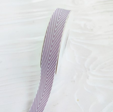 Лента твиловая лиловая 15 мм, DIY Ribbon's, цена за 1 ярд ( 90 см ), купить - БлагоЛис