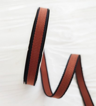 Лента тканная кирпичная 10 мм, DIY Ribbon's, цена за 1 ярд ( 90 см ), купить - БлагоЛис