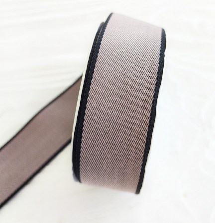 Лента тканная пыльная роза 25 мм, DIY Ribbon's, цена за 1 ярд ( 90 см ) , купить - БлагоЛис