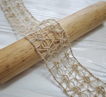 Лента из джутового волокна "Марокко", 4.5 см., DIY Ribbon's, цена за 1 ярд ( 90 см ), купить - БлагоЛис