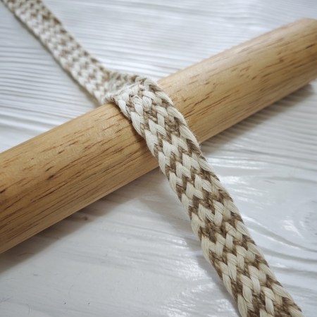 Лента из джутового волокна "Поясок", 2 см., DIY Ribbon's, цена за 1 ярд ( 90 см ), купить - БлагоЛис