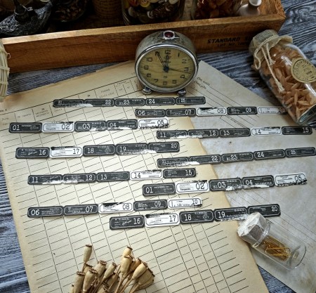 Набор матовых отрывных стикеров-билетиков "Черно-белые бирки", купить - БлагоЛис