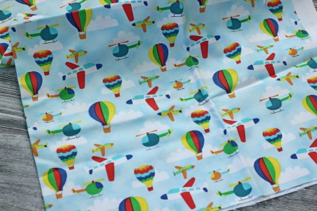 Ткань "В небесах", 65х45 см, 100% хлопок, ТМ Blank Quilting Corp., купить - БлагоЛис