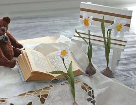 Нарцисс, 1 шт. Scrap Flora, купить - БлагоЛис