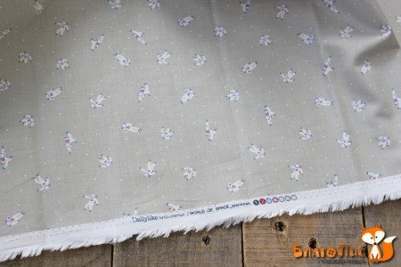 Ткань Dailylike "Астронавт", 100% хлопок, плотность С20 (165г/м2), отрез 55х45 см   , купить - БлагоЛис