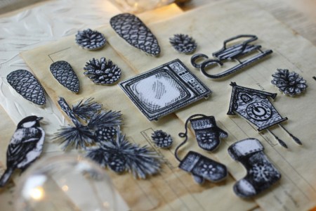 Набор тканевых высечек "Пять минут, пять минут..", 15 элементов, БлагоЛис, купить - БлагоЛис