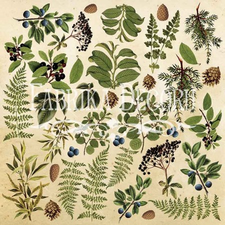 Лист односторонний для вырезания Фабрика Декора 30,5х30,5 см 200 грамм #2 Botany summer, купить - БлагоЛис