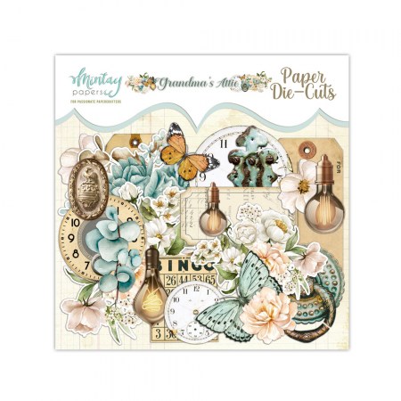 Набор высечек GRANDMA'S ATTIC, 65 шт., ТМ Mintay by Karola, купить - БлагоЛис