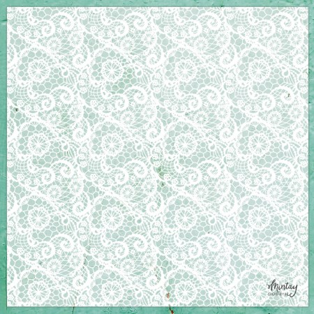 Деко веллум (лист кальки с рисунком) Lace, 30,5 х 30,5 см, плотность 90 грм², ТМ Mintay by Karola, купить - БлагоЛис