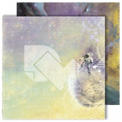 Набор двусторонней бумаги "Reach for the stars", ТМ Dream Light Studio, 30,5х30,5 см, 12 листов, 250 гр.