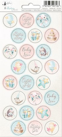 Стикеры Cute & Co. 03, 10,5 х 23 см, ТМ Piatek Trzynastego  , купить - БлагоЛис